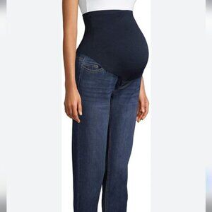Old Navy O.G Straight Maternity Dark Blue Jeans Size 2